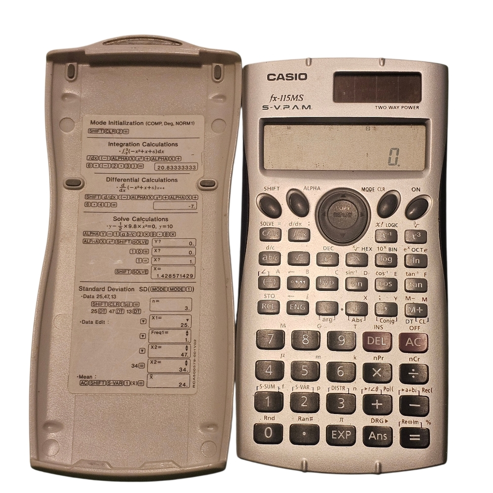 Casio Solar White Scientific Calculator